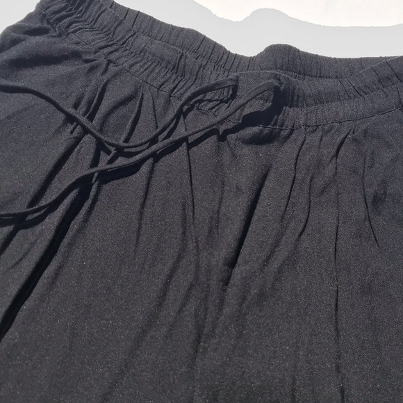 Joie NEW! Womens Black Silk Pants Hatcher Caviar S - Picture 3 of 10